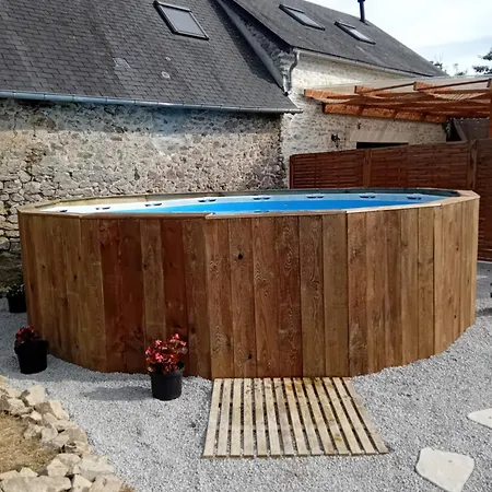 Avec Jacuzzi Privatif Et Piscine Privative - Haras Le Val Du Conte 펜션